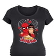 thumbnail image 3 of Marvel Spider-Man - Mary Jane Valentine - Maternity Scoop Neck Graphic T-Shirt, 3 of 5