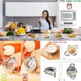 thumbnail image 4 of Prensa para hacer dumplings de acero inoxidable, 1 paquete de molde Pierogi - Molde Wonton, herramienta fácil para envolver dumplings, cortador de sellos de masa, fabricación de pasteles, 4 of 5
