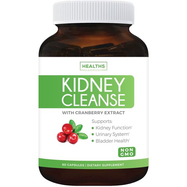 Healths Harmony Kidney Cleanse Supplement (Vegetarian) Supports Bladder Control & Urinary Tract