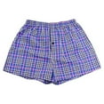thumbnail image 6 of rygai Casual Plaid Print Elastic Waist Men Underwear Summer Beach Pants Boxers Shorts,Random Color XXXL, 6 of 7