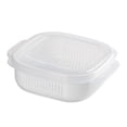 thumbnail image 1 of Contenedor de nevera, contenedor de almacenamiento de , contenedor organizador de refrigerador de doble capa multiusos para arroz,, 1 of 9