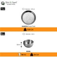 thumbnail image 4 of Stainless Steel Ganesh Pooja Thali Set Of 3, Silver | 1 Pooja Thali+ 2 Katoris, 4 of 4