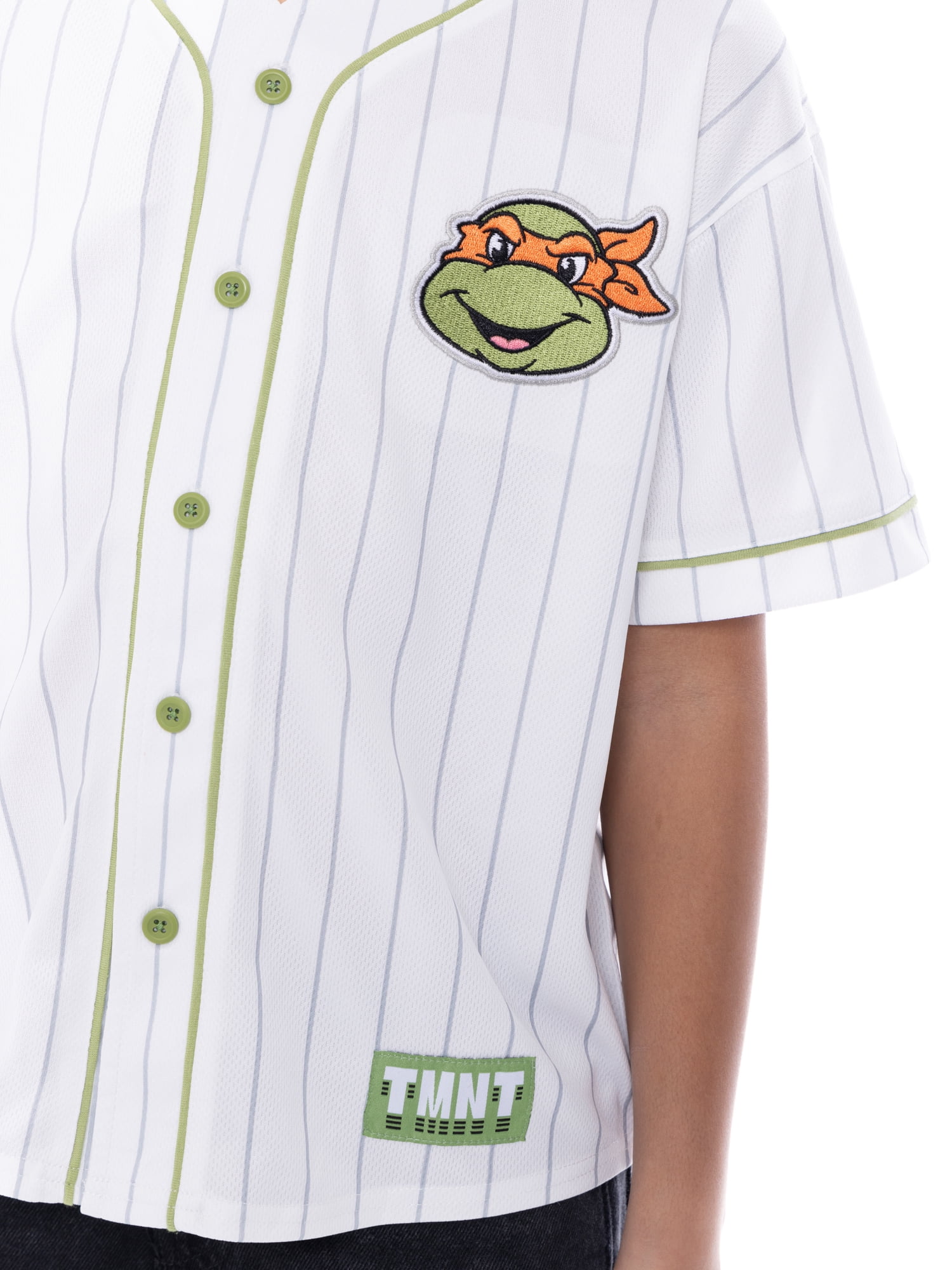 Teenage Mutant Ninja Turtles Boys Character Graphic Baseball Jersey, Sizes 4-18