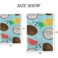 thumbnail image 2 of SKYSONIC Hello Summer Tropical FreshFruits Double-Sided Printed Garden House Sports Flag 12x18in Polyester Decorative Flags for Courtyard Garden Flowerpot, 2 of 7