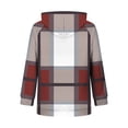 thumbnail image 6 of ZyeKqe Womens Hoodies Jackets Zip up Long Sleeve Sweatshirts Loose Fitted Printed Drawstring Daily Casual Hooded Blouses, 6 of 7