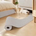 thumbnail image 4 of Carpet Protector for Pets Cat Carpet Protector for Doorway, Anti Scratch Under Door Cat Scratch Protector Mat, Easy to Cut Plastic Stopper (Beige, 39.3in-1pack), 4 of 7