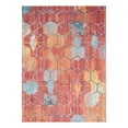 thumbnail image 3 of Unique Loom Rainbow Collection Area Rug - Honeycomb (8' x 11' Rectangle Red/Blue), 3 of 7