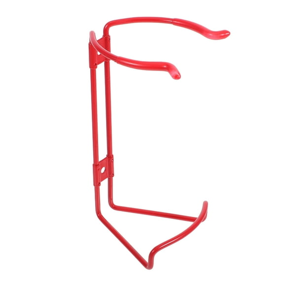 Rack with Spring Door Plug, Household Telescopic Pocket Flagpole, Bulk Red Safety Holder