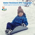thumbnail image 2 of Wham-O Snowboogie 26" Snow Sled, Single Rider Winter Air Disc Sled for Adult Kids Ages 6+ - Red - 4 Pack, 2 of 7