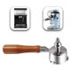 thumbnail image 4 of Porta de 3 de 51 mm con boquilla Universal de material acero inoxidable BLESIY portafiltro para cafetera, 4 of 8