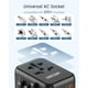 thumbnail image 5 of LENCENT Adaptador de Viaje Universal, Cargador Internacional PD20W con 2 Puertos USB y Carga Rápida, 5 of 8