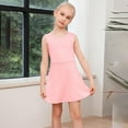 thumbnail image 2 of Girls Sleeveless Tennis Golf Sport Dress Outfit Athletic Pleated Skirts Set with Short 3 to 12 Years, 2 of 5