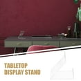 thumbnail image 3 of KALLORY 2Pcs Clear Acrylic Desktop Vinyl Record Stand Tabletop Organizer for Albums and Magazines, 3 of 8