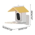 thumbnail image 3 of HOARBOEG Intelligent Recognitions Bird Feeder Solar Low-power Waterproof High-definition Bird Feeder Clearance Sale, 3 of 9