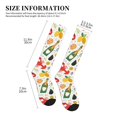 thumbnail image 2 of Lsque Crabs Shrimps Pattern Sport Compression Socks for Men & Women 15-20 mmHg Knee High Nurse Pregnant Running Medical and Travel Athletic, 2 of 6