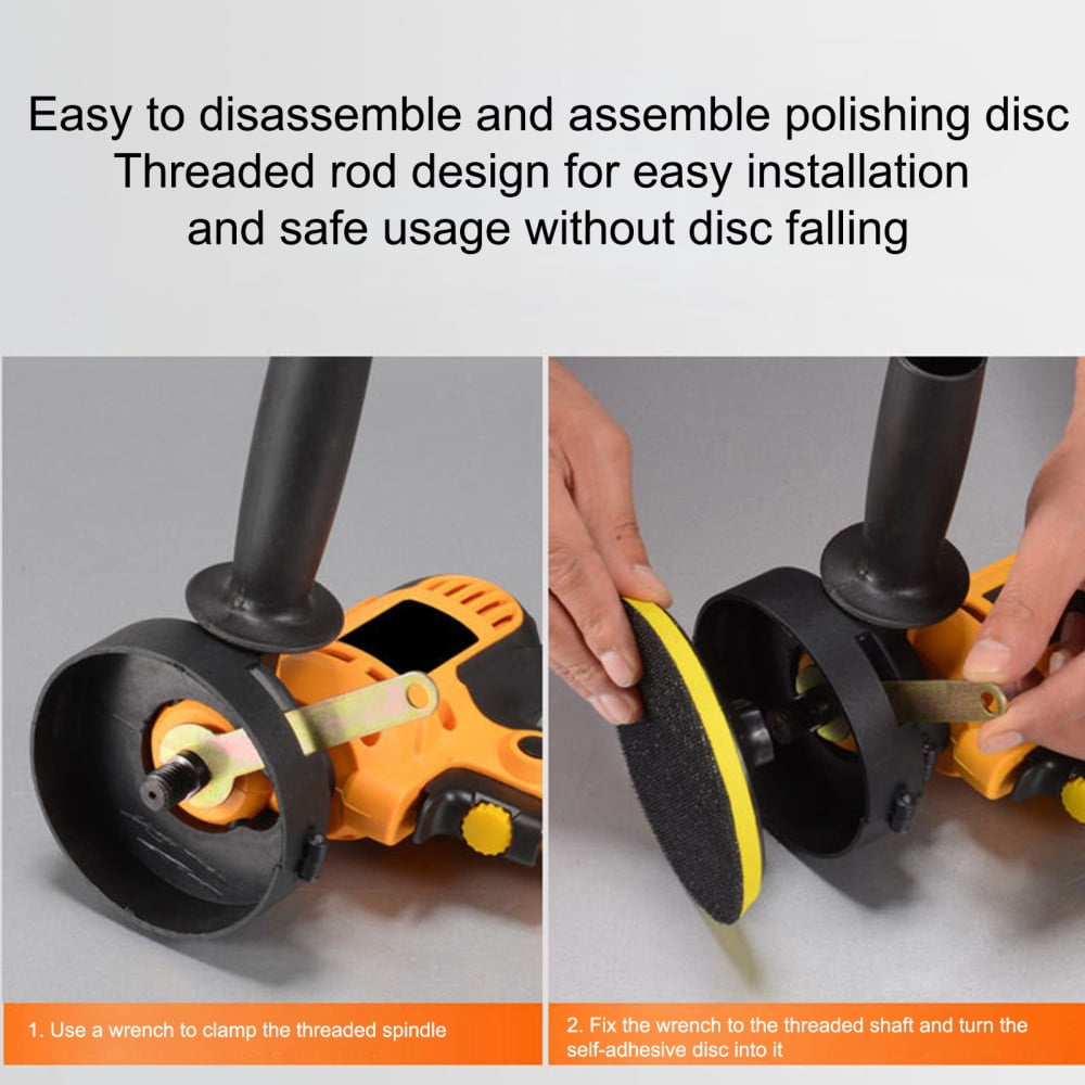 Ksruee Polisher For Car Detailing Car Buffers And Polishers 220V Body Repair Grinders Handle Buffing Machine Car Polishing Machine Multi-Purpose For Car