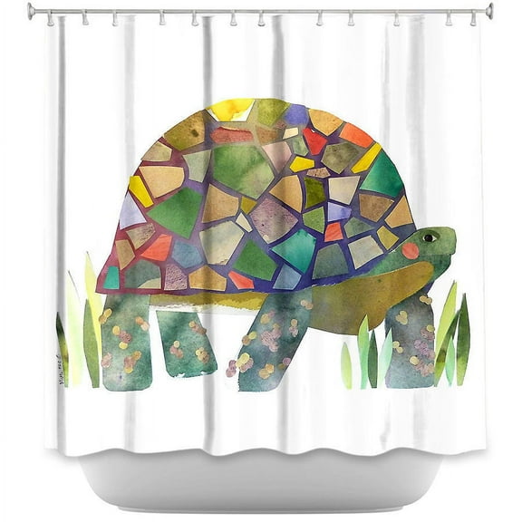 Shower Curtains - DiaNoche Designs - Turtle