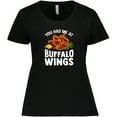 thumbnail image 3 of Inktastic Buffalo Wings Game Day Snack Women's Plus Size T-Shirt, 3 of 5