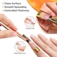 thumbnail image 3 of Modelones 2Pcs Double Ended Builder Gel Brush for Nail Extension French Tip Brush Liner Hard Poly Gel Application Cleaning Brush Nail Art Tools Supplies for Salon & DIY, 3 of 6