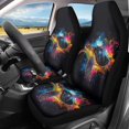 thumbnail image 2 of Uorisanigo Turtle Waterproof Front Seat Covers Car Seat Cover for Front Seat Set of 2 Easy to Install and Clean Removable Automotive Accessories Universal Fit Most Cars, 2 of 7