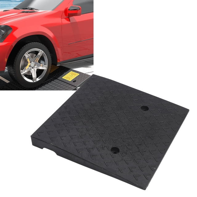 Rubber Curb Ramps, Threshold Ramp Wear Resisting for Cars Trucks Bikes Motorcycles