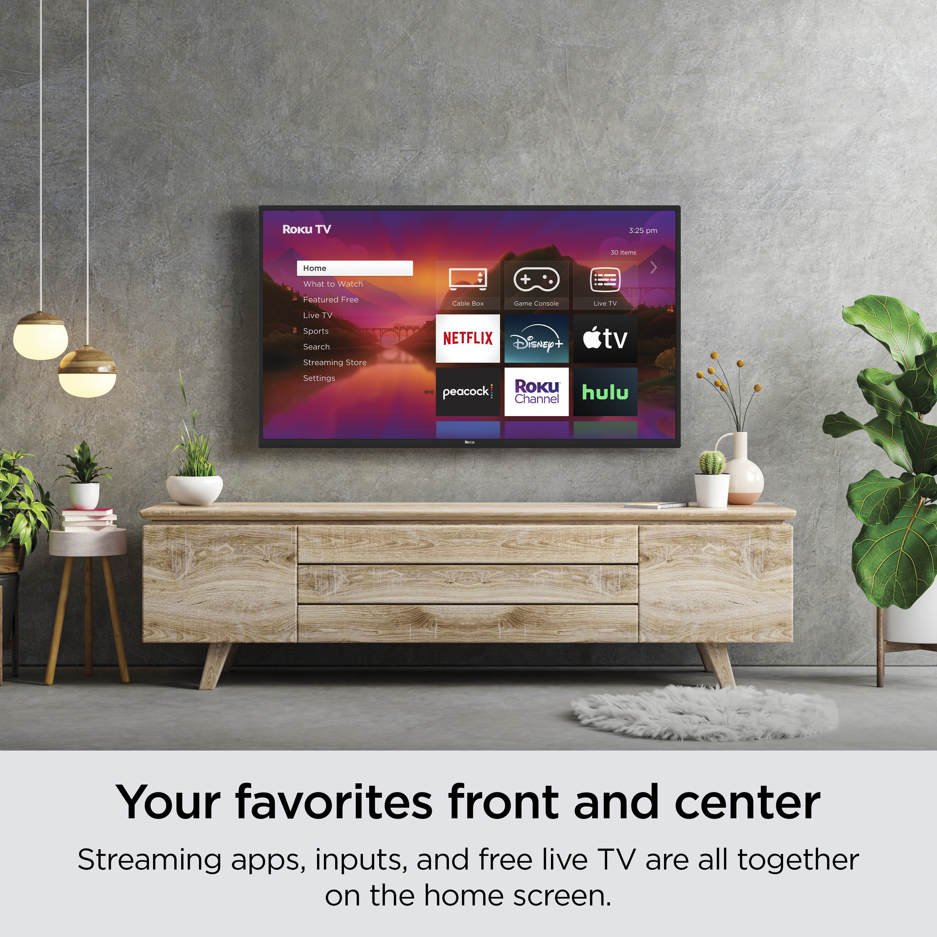Roku 32-Inch Select Series 1080p Full HD Smart Roku TV with Roku Voice Remote, Bright Picture, Customizable Home Screen