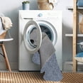 thumbnail image 3 of Linon Home Décor Washable Fuller Area Rug or Runner Collection, Gray and Ivory, 5' x 7', 3 of 13