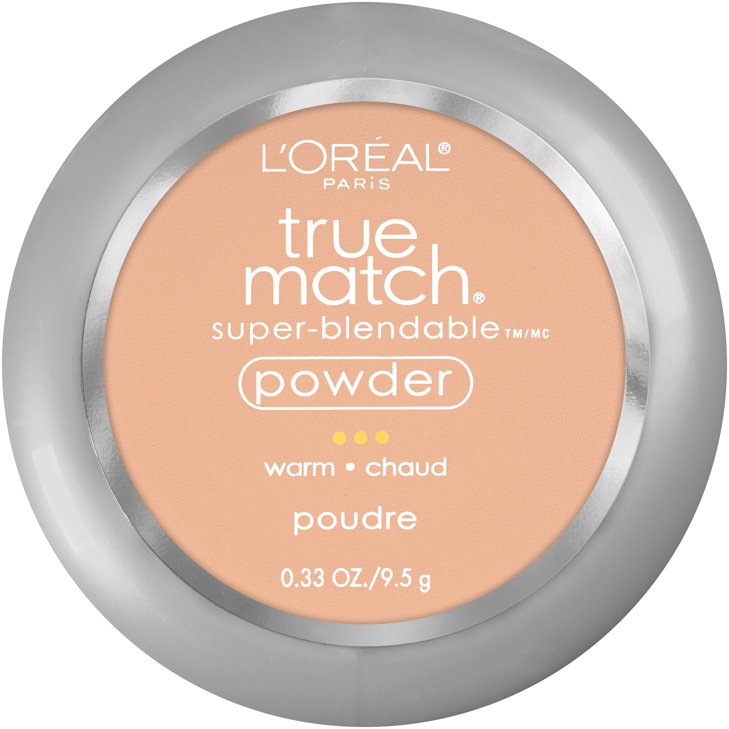 L'Oreal Paris True Match Super Blendable Oil Free Makeup Powder, Sand Beige, 0.33 oz