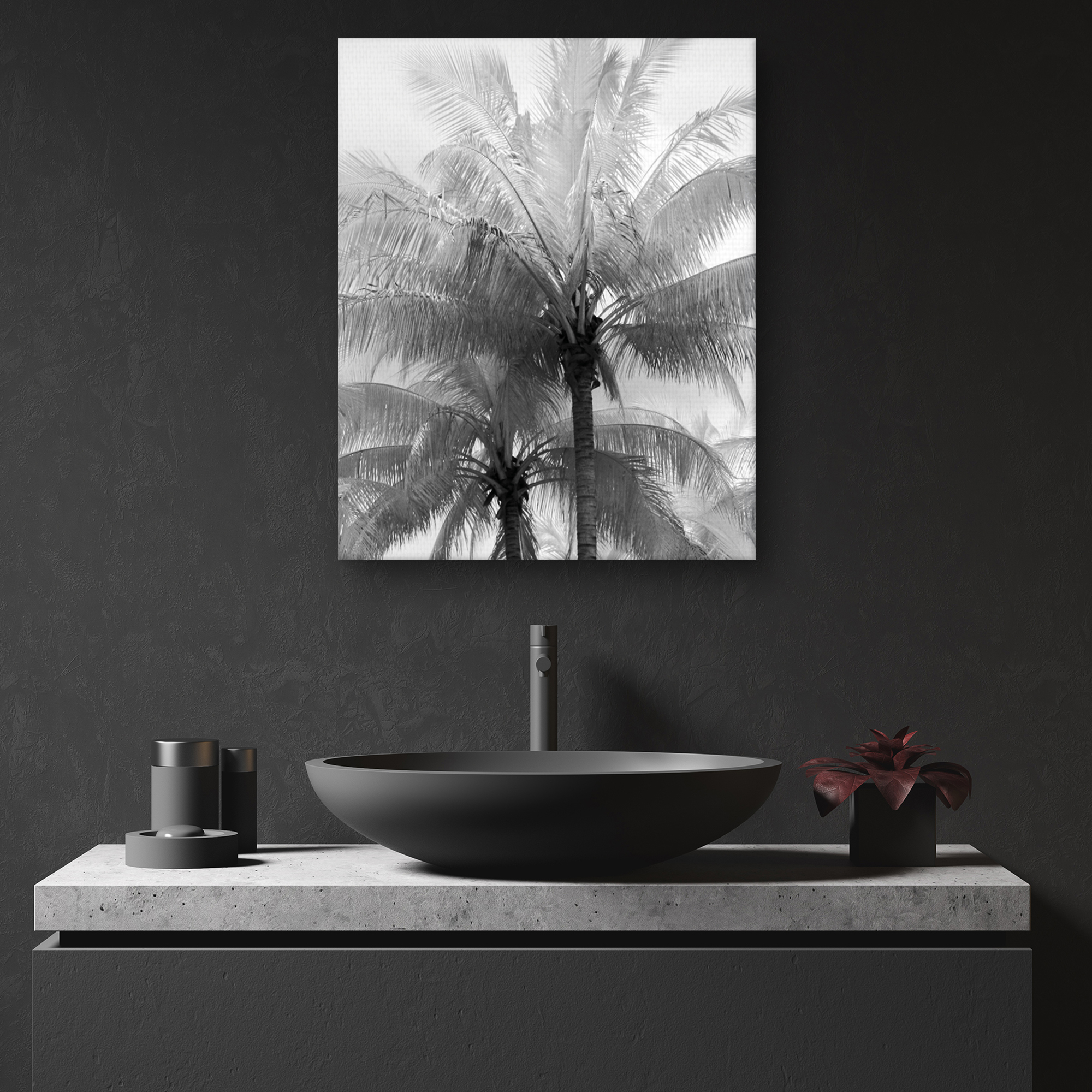 Kerala Focus by Bill Philip Palm Trees Photo Canvas Art
