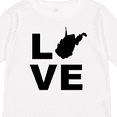 thumbnail image 4 of Inktastic Love West Virginia Boys or Girls Long Sleeve Toddler T-Shirt, 4 of 5