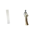 thumbnail image 1 of Pantalla de lámpara de pie,Lámpara de estudio minimalista con pantalla,Figura de escritorio,Artesanía de escritorio con figuras africanas coleccionables,Estatua de dama tribal,pieza de arte, 1 of 8
