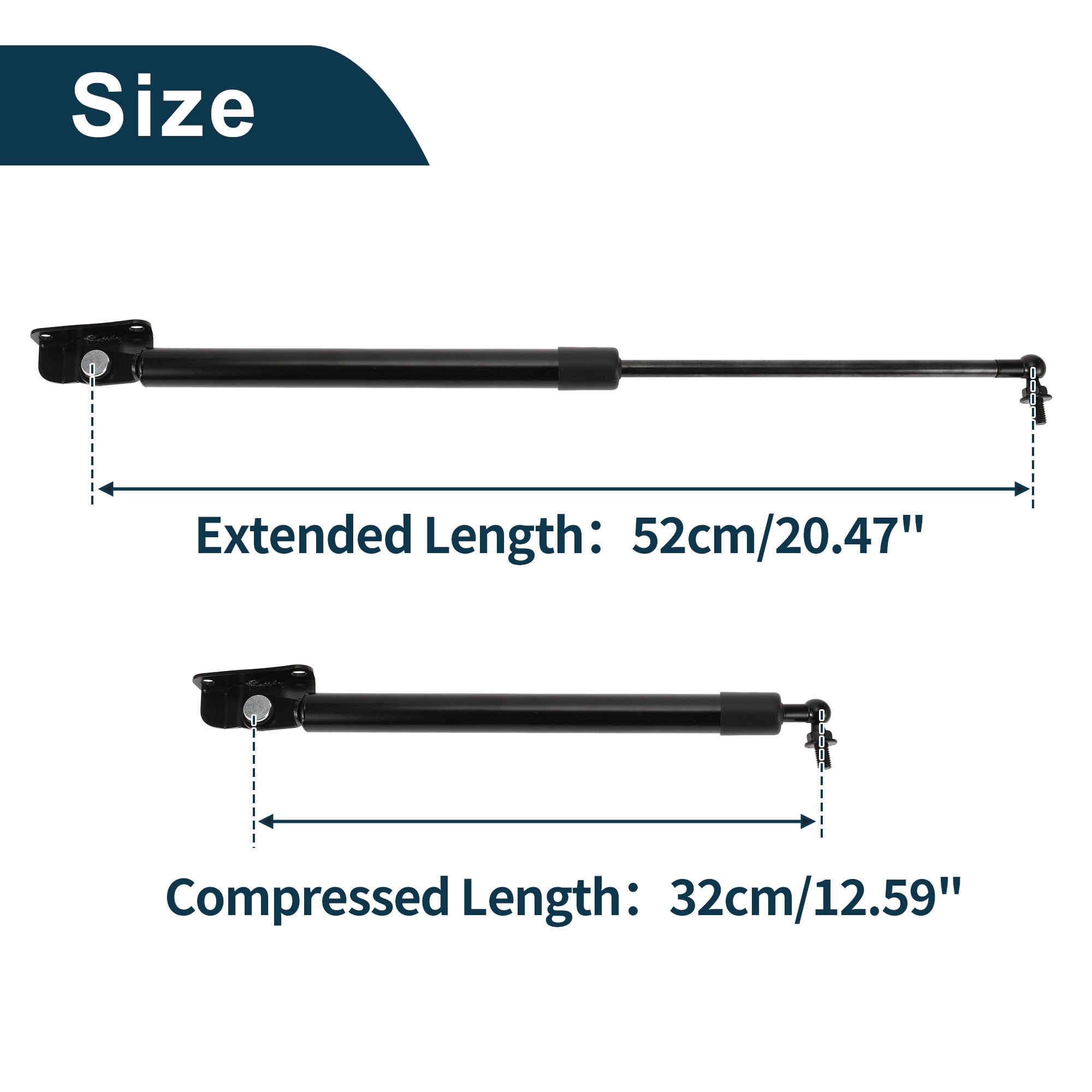 Unique Bargains 2Pcs Rear Hatch Lift Supports Struts for Subaru Impreza 2012-2016