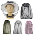 thumbnail image 4 of LJNYFDC Polyester Head Net Fishing Head Net Breathable Fine Mesh Flying Insect Protection Suitable for Men and Women Outdoor Activities Hiking Camping Climbing Face Netting, 4 of 6