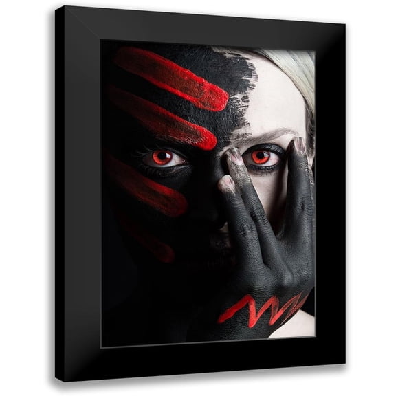 Paza May, Tim 11x14 Black Modern Framed Museum Art Print Titled - 4 Elements Fire
