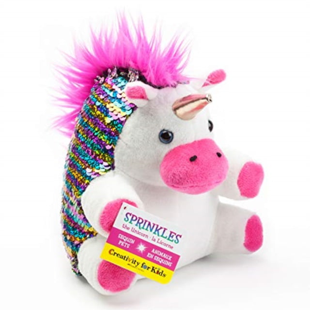 sequin cuddly toy