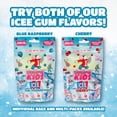 thumbnail image 5 of Bubblegum Kids ICEE Sugar Free Gum with Xylitol, Low Calorie Chewing Gum, Blue Raspberry Flavor, 55 Count, 5 of 6