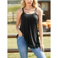 thumbnail image 4 of Sociala Casual Summer Lace Camisole Tops for Women Built in Bra Sleeveless Tops S-3XL, 4 of 7