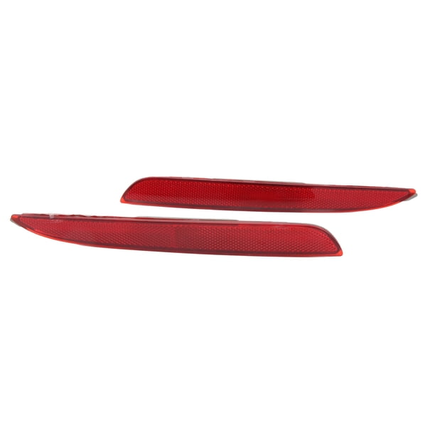 Reflector De Parachoques Trasero Izquierdo Y Derecho, BFF4 51 5L0AF Larga Vida útil Fuerte Penetración 1 Par Resistente Al Agua Resistente Al Desgaste Para Coche ANGGREK Left Right Rear Bumper Reflector