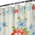 thumbnail image 3 of Pioneer Colorful Floral Shower Curtain for Bathroom Home Decor Bathtubs Waterproof Fabric Curtain with 7 Hooks 36x72in, 3 of 6