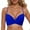 Blue, variant on Tankini Swimsuits for Women Back Stainless Steel Hooks Bathing Suit Tops Underwire Full Coverage Push Up Bikini Top Swimwear Blue M