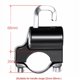thumbnail image 2 of Cerradura Universal para casco de motocicleta, candado antirrobo de Metal para casco de seguridad, 22mm-26mm, negro con 2 llaves JM, 2 of 5