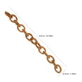 thumbnail image 2 of Raindrops 1Set Natural Woven Chain Link Decor Rattan Home Decoration 43.00X1.40X0.20in Brown for Bedroom and Wedding, 2 of 7