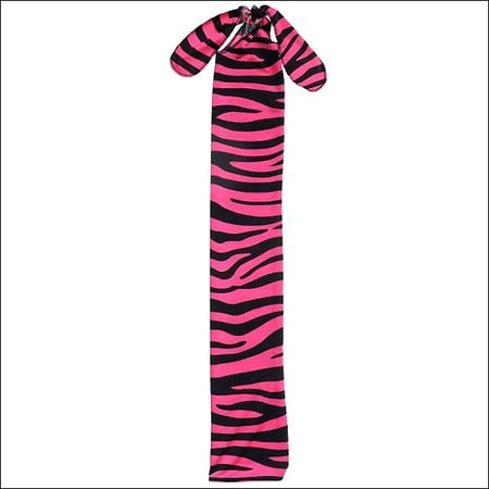 Tail Lycra Bag - PINK ZEBRA TOUGH-1 WESTERN HORSE TACK GROOMING PRINTED LYCRA TAIL BAG