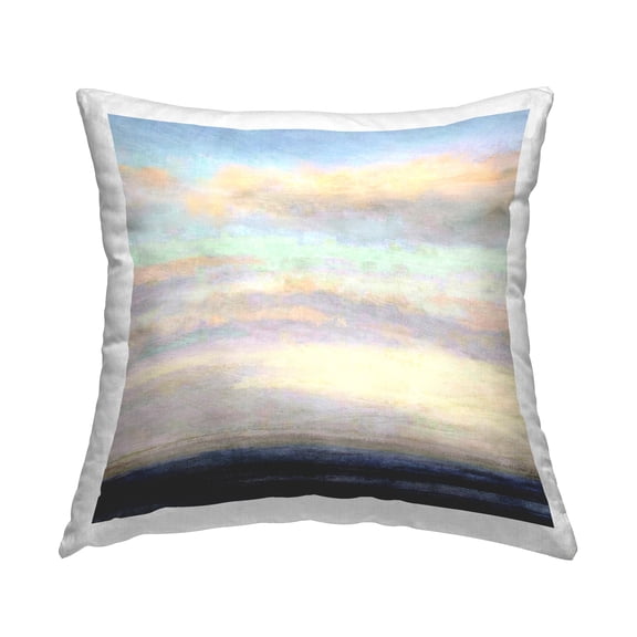 Stupell Industries Ombre Pastel Sky Decorative Printed Throw Pillow Design by Suzanne Nicoll