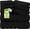 Black, variant on Utopia Towels 8 Piece Luxury Towel Set, 2 Bath, 2 Hand, and 4 Wash Cloths, 600 GSM Ring Spun Cotton, Highly Absorbent Viscose Stripe Towels, Ideal for Everyday use, Cool Grey
