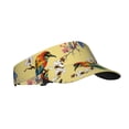 thumbnail image 2 of Disketp Beautiful Bright Birds And Flowers Sun Visors for Women Men Unisex Tennis Golf Visor Hat Adjustable Summer Hats Sport Outdoor Visor Hat UV Protection Cap, 2 of 8