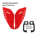 thumbnail image 2 of Protector Manubrio Moto Cubrepuño Universal  Para Motocros Lab.G, Rojo, 2 of 5