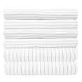 thumbnail image 5 of bed bath n more 6 Piece Loft Collection Modern Classic Pinstripe Bed Sheet Sets, 5 of 5