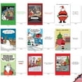 thumbnail image 6 of NobleWorks 36 Assorted Box Set Funny Christmas Greeting Cards w/5 x 7 Inch Envelopes (36 Designs, 1 Each) Santa Laughs AC10020XSG-B1x36, 6 of 6