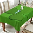 thumbnail image 4 of Coolnut St Patrick's Day Clover Tablecloth, Waterproof Washable Polyester Square Table Cover, Durable Tablecloth for Kitchen Dining Table Party Decor, 54"x54", 4 of 7